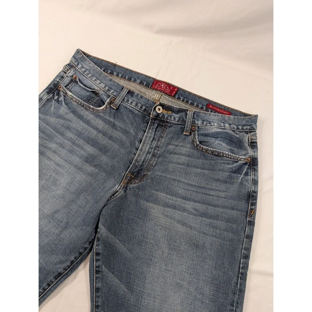 Lucky‎ Brand 361 Men's Vintage Straight Flex Fit Blue Jeans 36x30 True Size